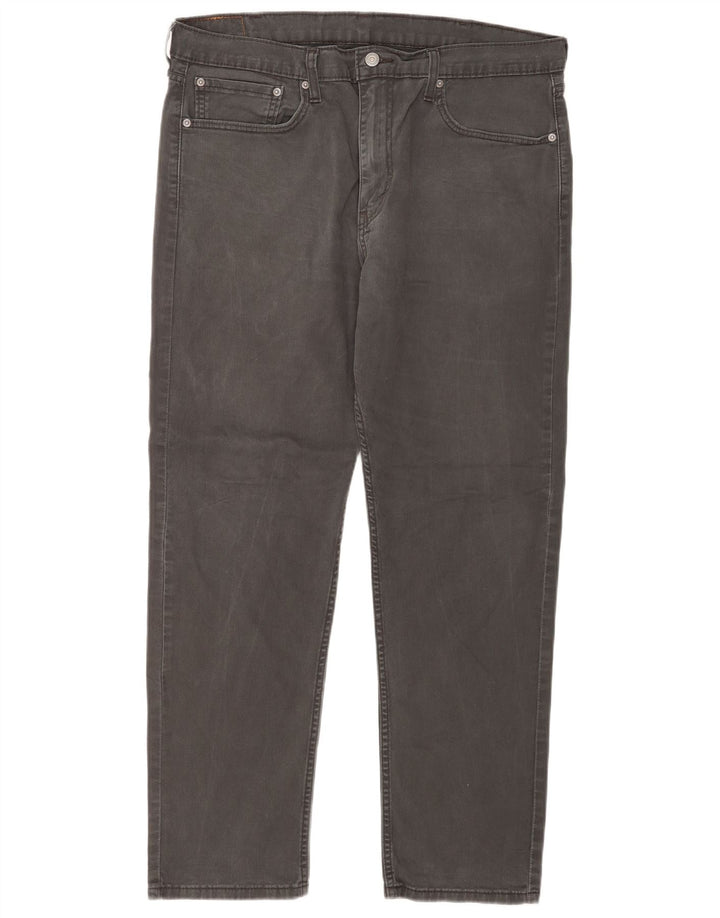 Levi's Mens 502 Tapered Jeans W38 L32 Grey Cotton
