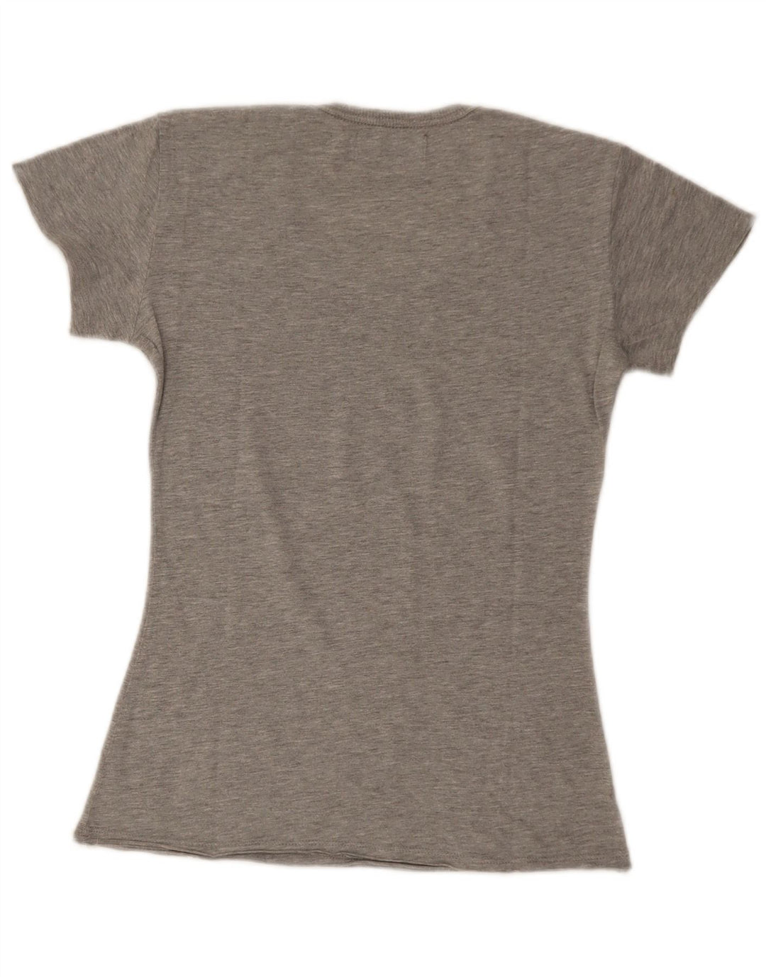 Diesel Womens Graphic T-Shirt Top UK 8 Small Grey