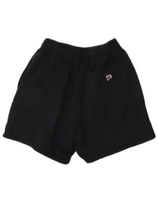 Fila Womens Sport Shorts UK 6 XS Black Cotton