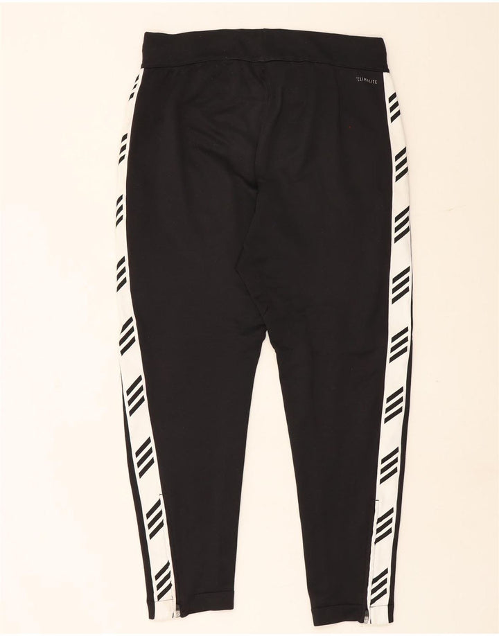 Adidas Mens Graphic Tracksuit Trousers Medium Black Colourblock Polyester