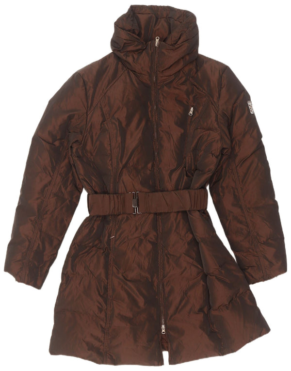Marina Militare Damen Wattierter Mantel UK 20 2XL Braun Polyester