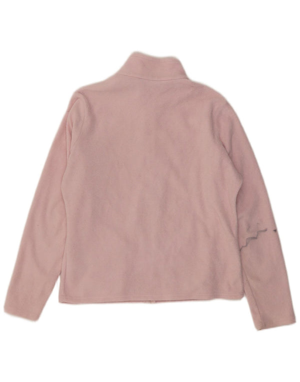 Marks & Spencer Fleecejakke til kvinder UK 14 Stor Pink Polyester