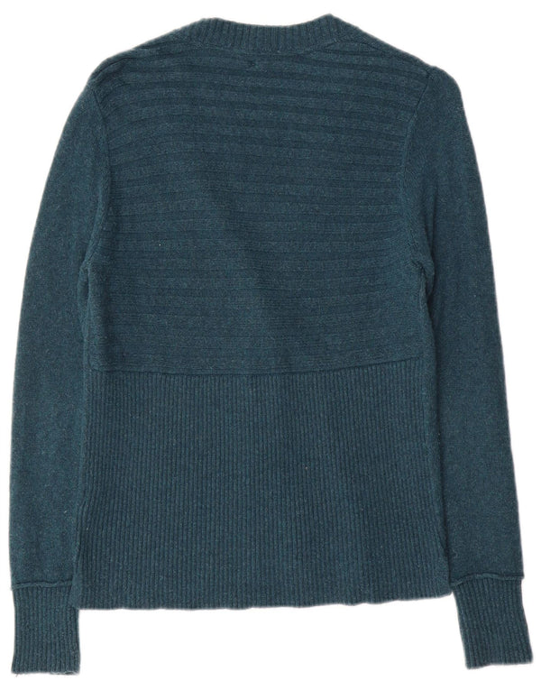Damski sweter rozpinany White Stuff UK 10, mały, zielony nylon