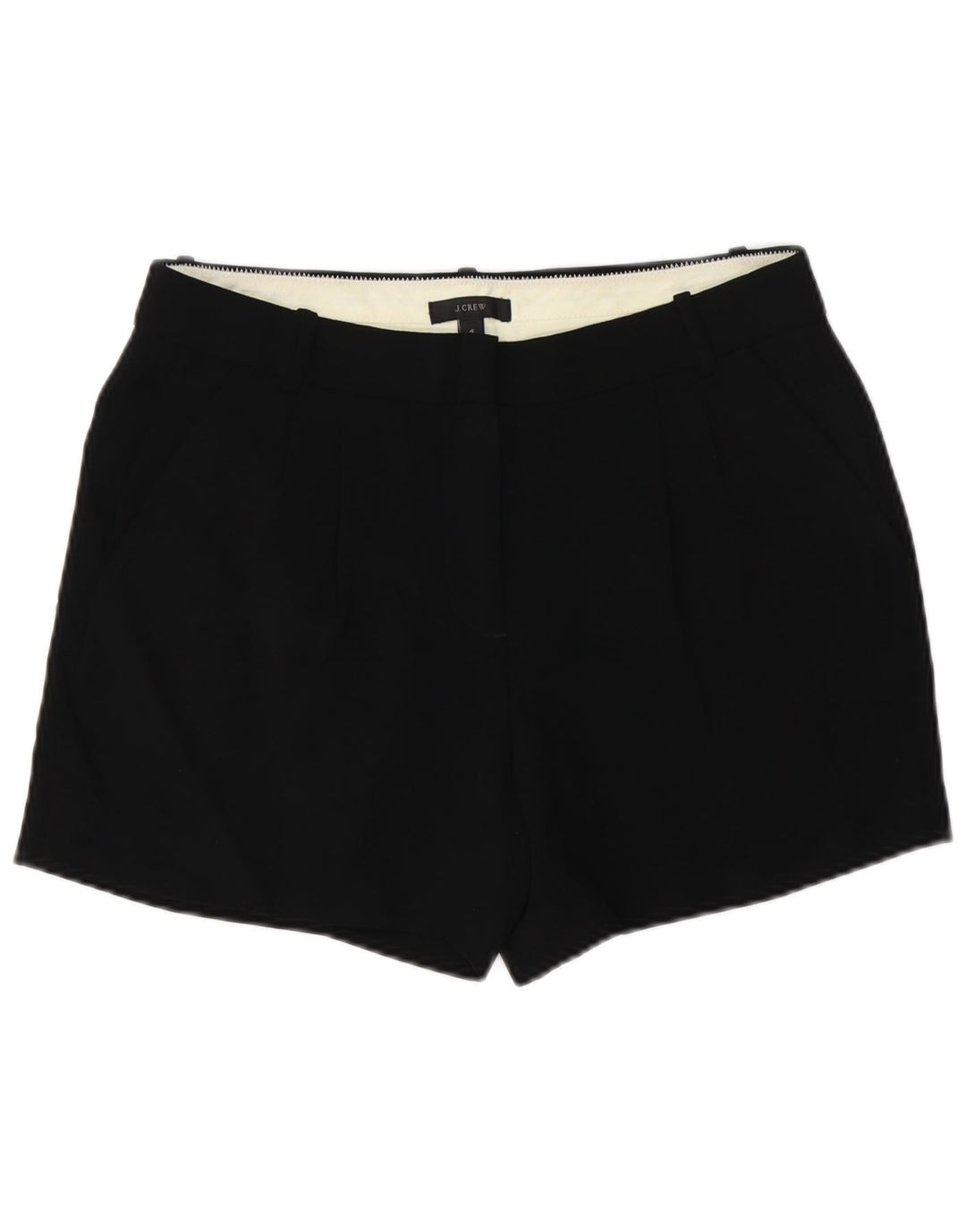 J. CREW Womens Pegged Chino Shorts US 4 Small W32 Black Polyester