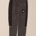 ADIDAS Boys Aeroready Tracksuit Trousers 7-8 Years Grey Polyester Vintage Adidas and Second-Hand Adidas from Messina Hembry 