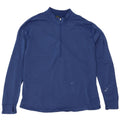 L.L.Bean Sweatshirt med lynlås til mænd XL Blå Polyester