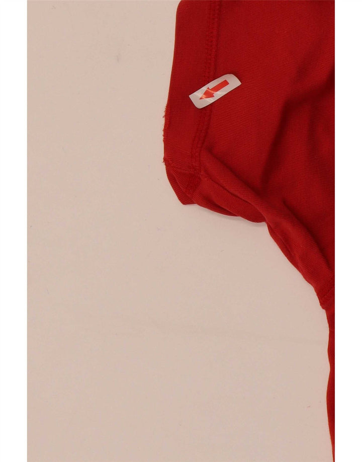 Champion Mens Graphic T-Shirt Top Large Red Cotton