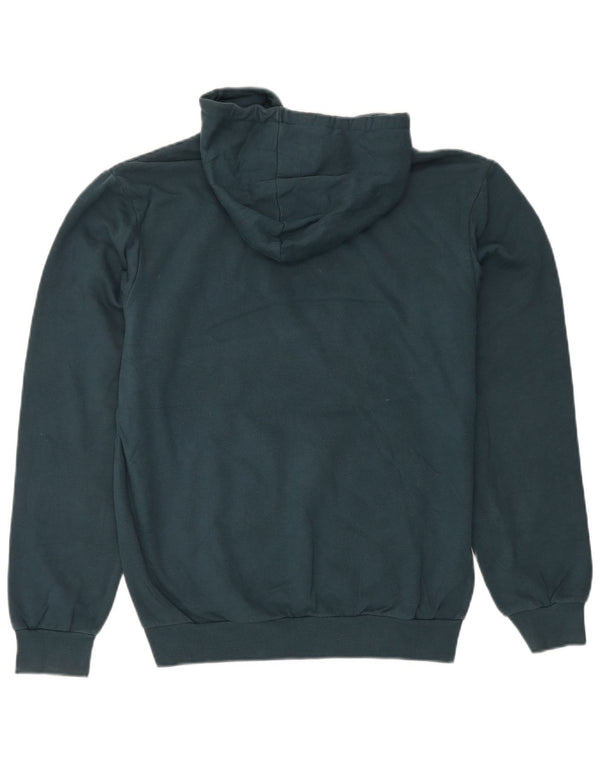 Adidas Mens Hoodie Jumper Small Green Cotton