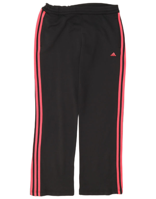 Adidas Damen Trainingshose UK 12 Medium Schwarz Polyester