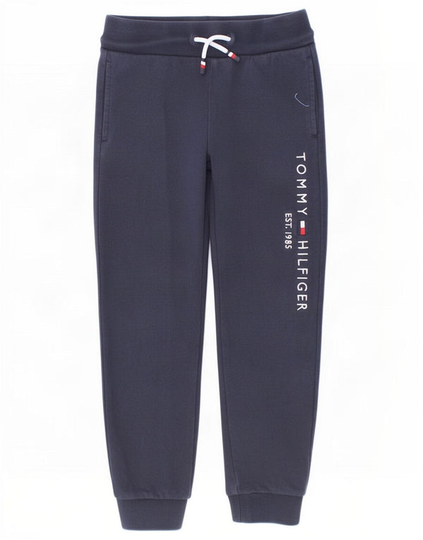Tommy Hilfiger Meninos Calças de treino gráfico Joggers 5-6 anos Azul marinho