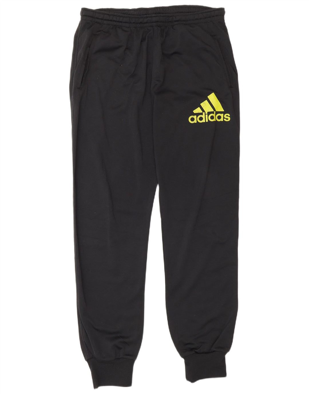 ADIDAS Mens Tracksuit Trousers Joggers UK 40/42 Medium  Black Polyester