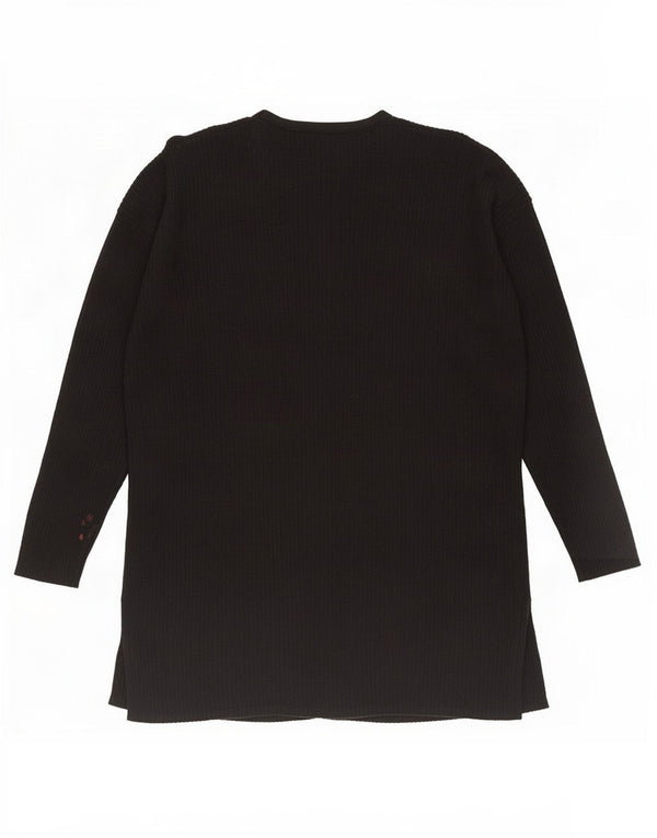 Marks & Spencer Pull cardigan ouvert pour femme UK 18 Large Viscose noire