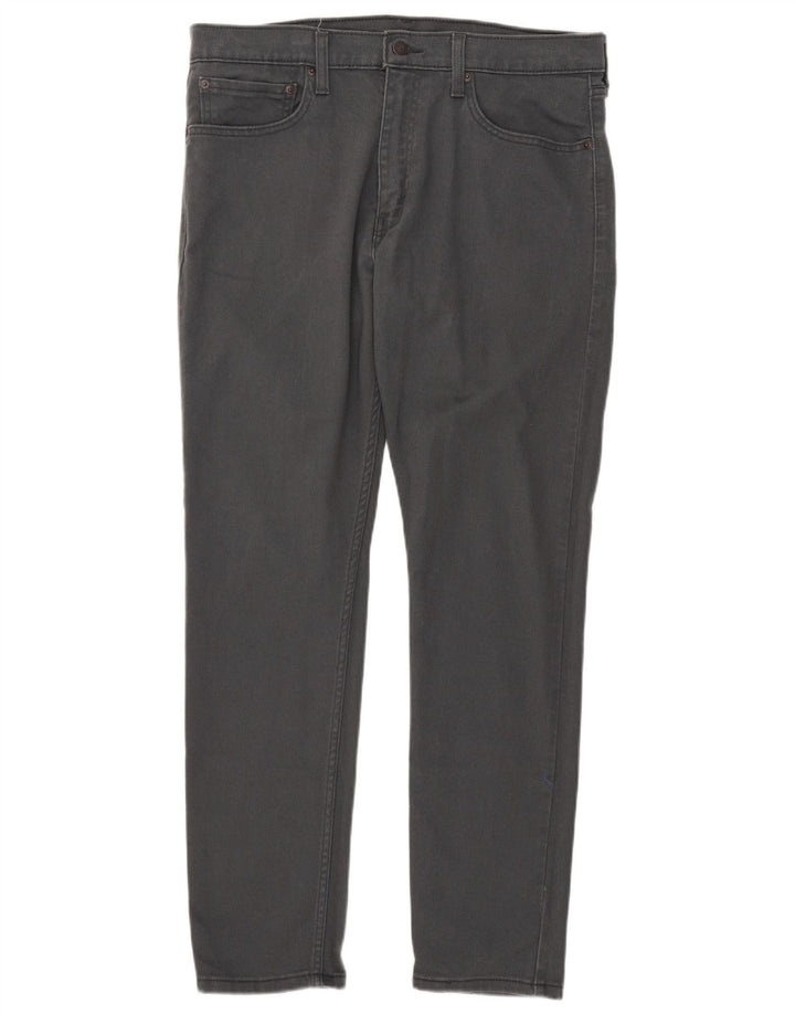 Blugi conici pentru bărbați Levi's 512 Slim Tapered W36 L32 gri
