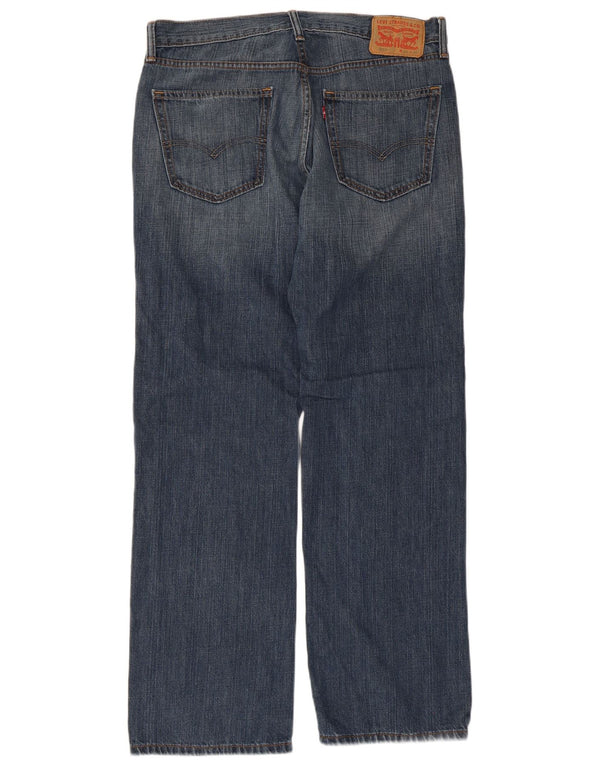 Levi's Herre 559 Relaxed Fit Straight Jeans W34 L32 Blå Bomuld