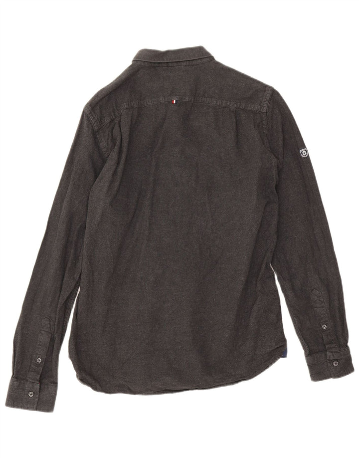 Męska koszula flanelowa Superdry 2XL, szara, bawełniana