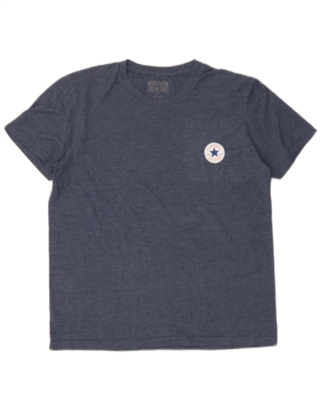 Converse Mens Chuck Taylor T-Shirt Top Medium Blue Cotton