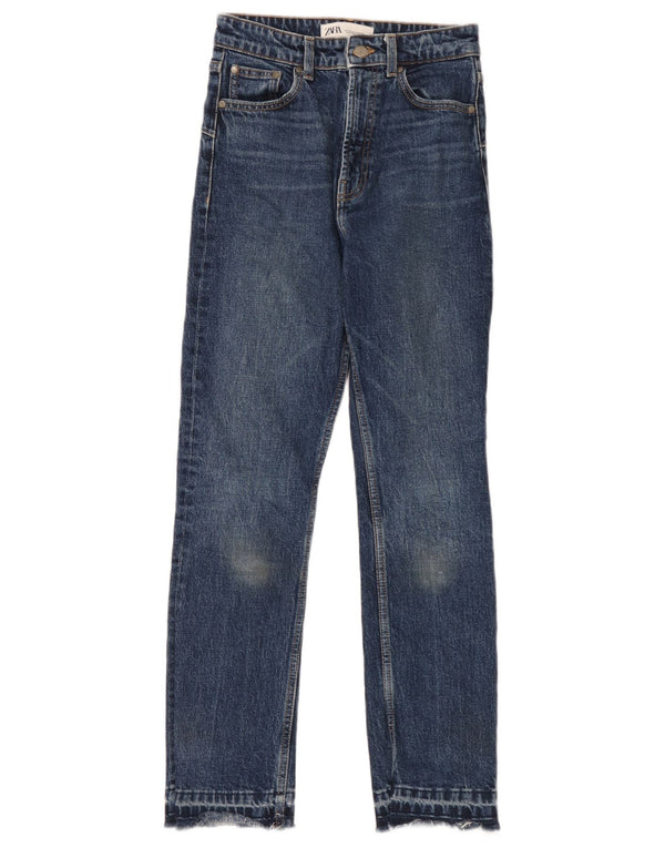 Dżinsy damskie Zara EU 34 XS W24 L28 granatowe