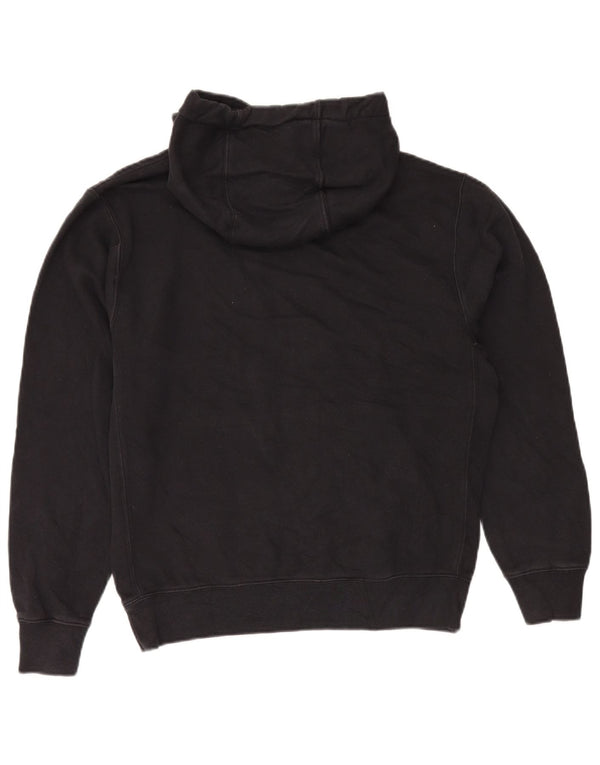 Nike Dame Oversized Hoodie Jumper UK 10 Small Black Bomuld