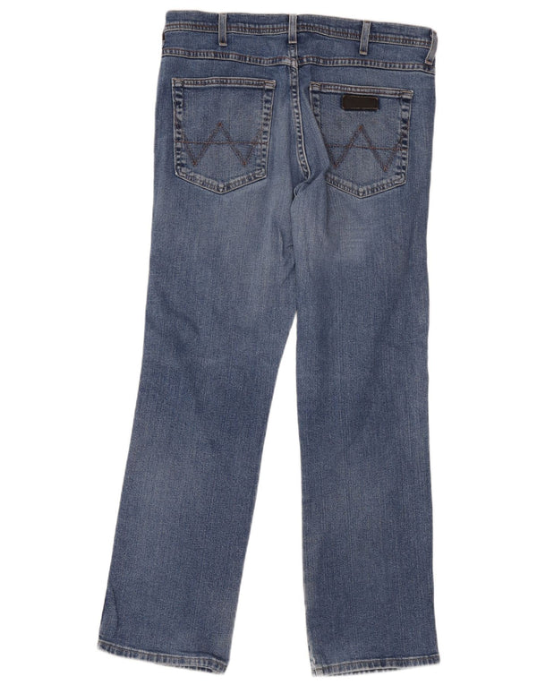 Wrangler Jean droit extensible Arizona W36 L32 pour homme en coton bleu