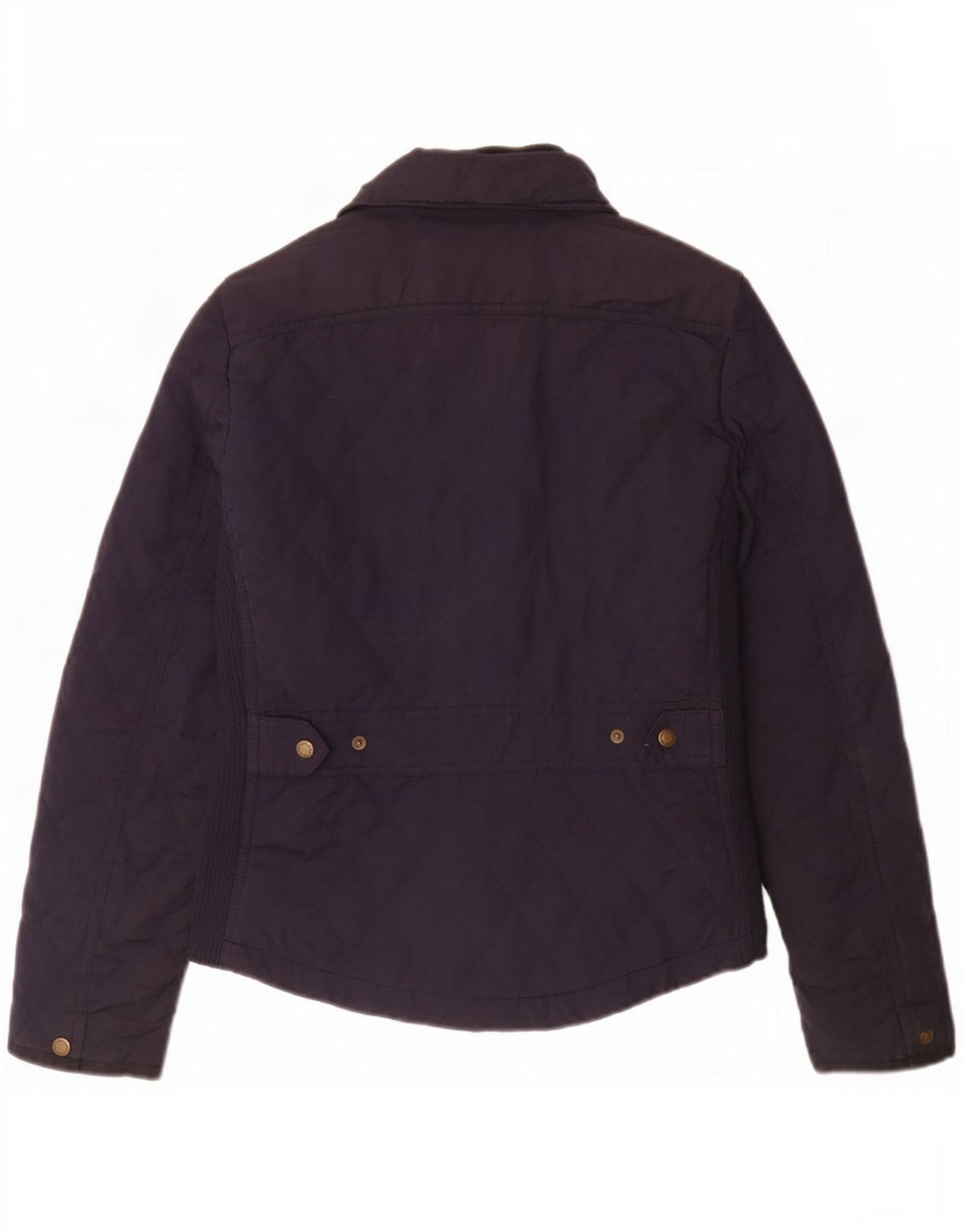 Massimo Dutti Veste matelassée pour femme UK 12 Bleu marine moyen Polyester