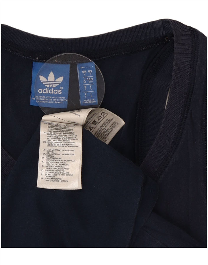 Adidas Herre grafisk vest top lille marineblå bomuld