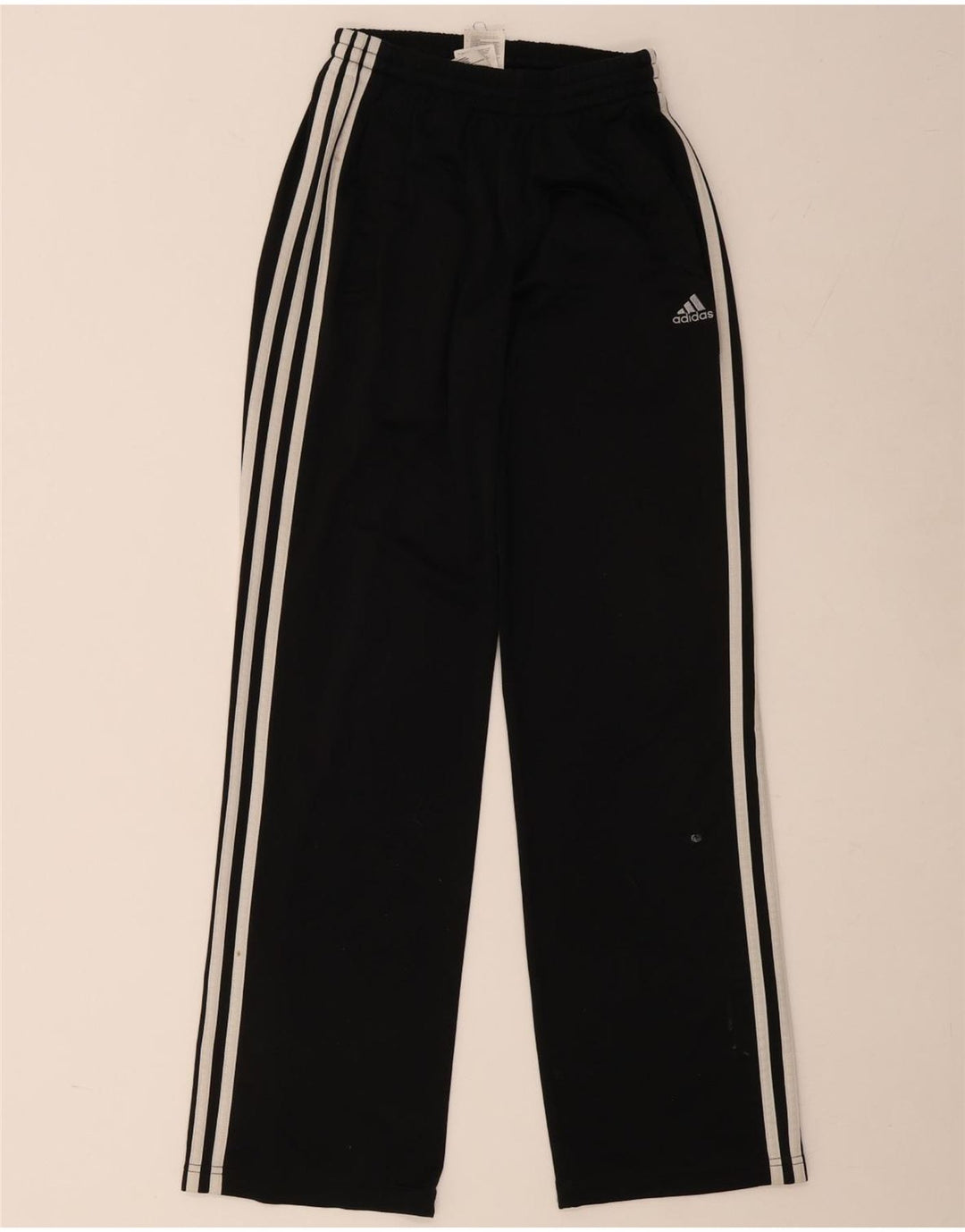 Adidas Boys Clima 365 Tracksuit Trousers 15-16 Years Black Polyester