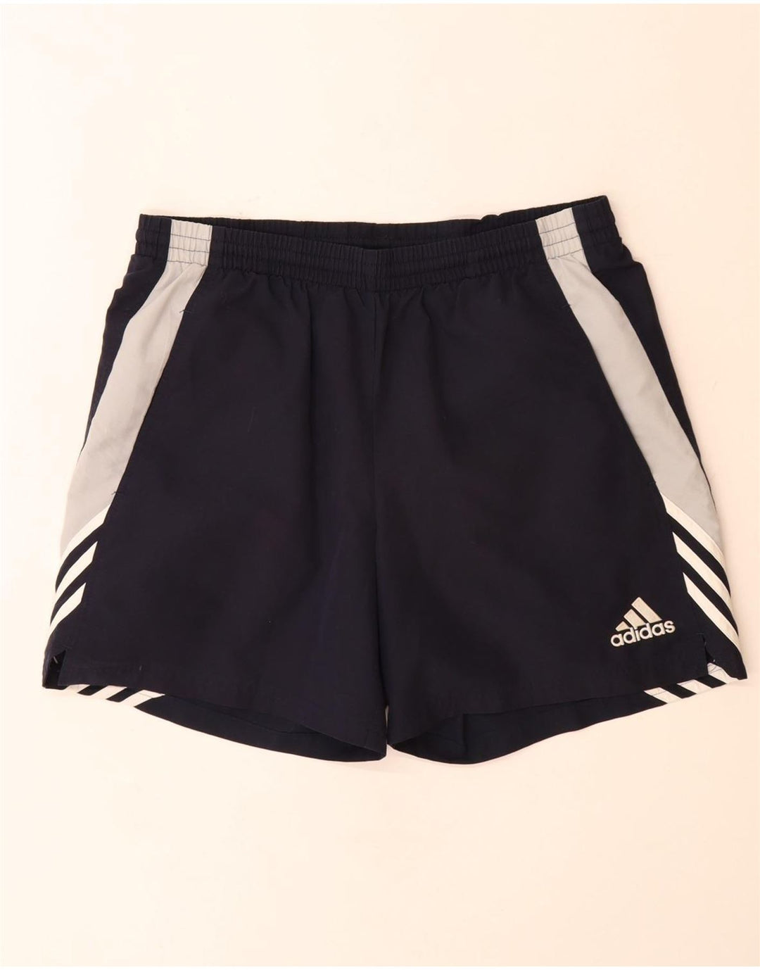Adidas Herre Sportshorts Large Navy Blue Colourblock Polyester