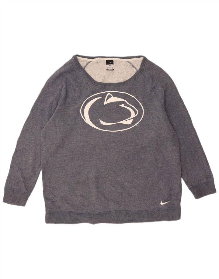 Nike Herren Grafik-Sweatshirt-Pullover XL aus grauer Baumwolle