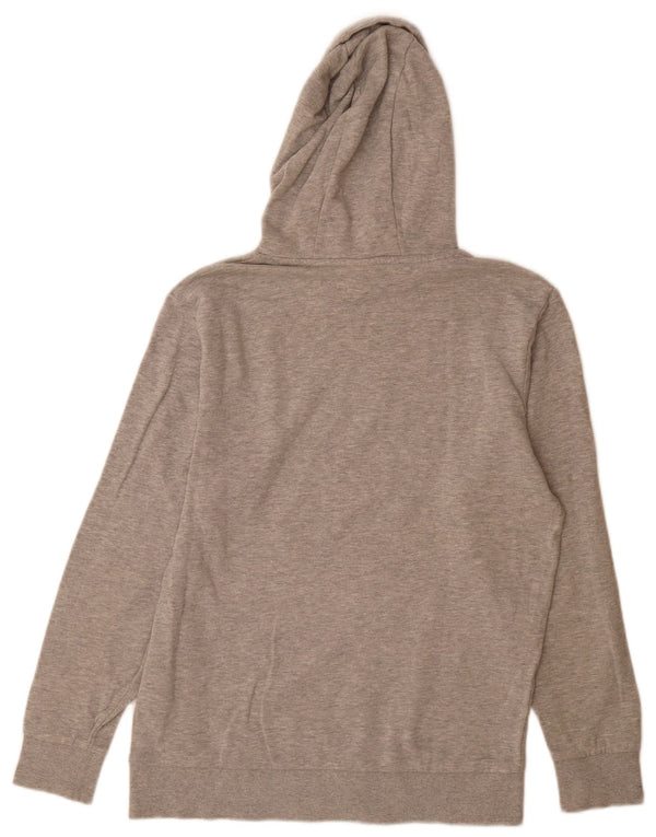Мужской джемпер с капюшоном Jack & Jones с рисунком, большой серый, хлопок с цветными блоками