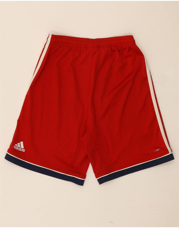 Adidas Boys Olympique Lyonnais Sportshorts 11-12 år Rød Colourblock