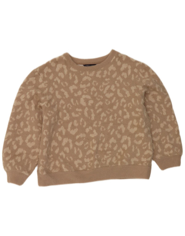 Marks & Spencer Dame sweater med rund hals DK 14 Medium Brun