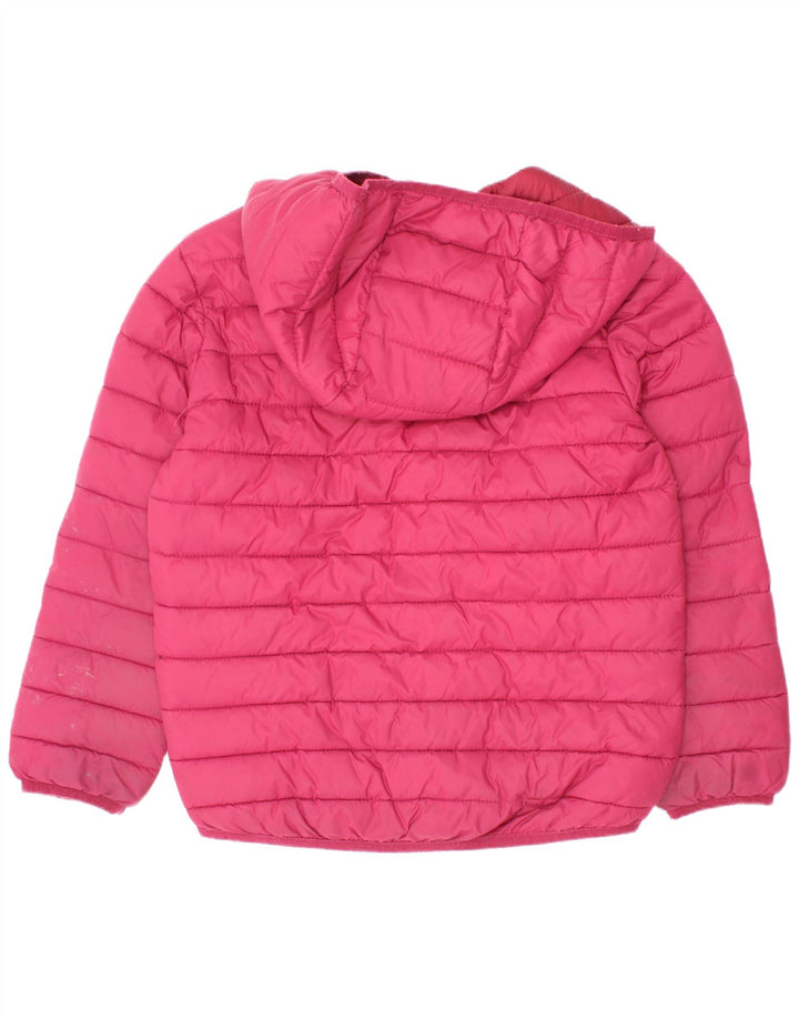 Berghaus Girls Hooded Padded Jacket 5-6 Years Pink Polyester