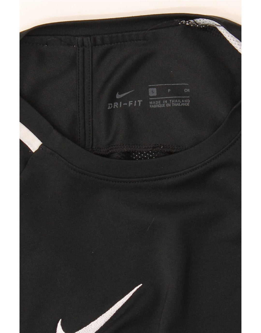 Nike Herre Dri Fit T-Shirt Top Lille Sort Colourblock