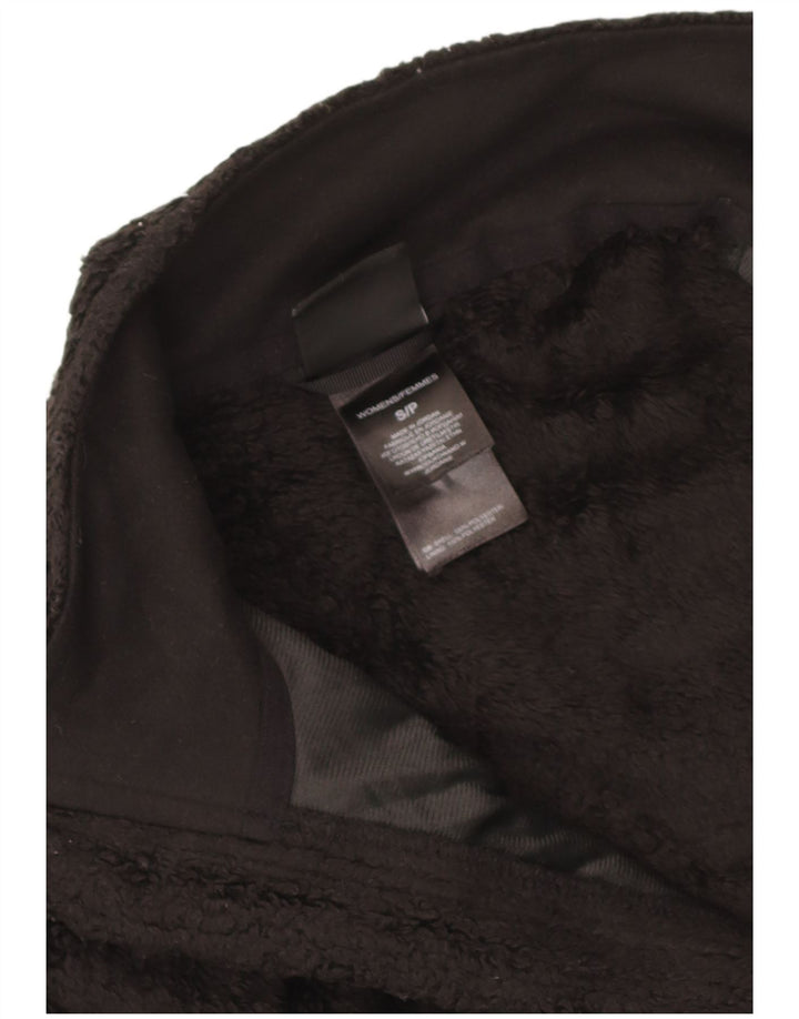 The North Face Womens Fleece Jacket UK 10 Small Black Polyester