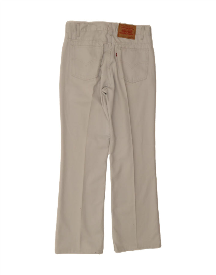 LEVI'S Womens 417 Straight Casual Trousers W32 L31 Off White Cotton Vintage Levi's and Second-Hand Levi's from Messina Hembry 