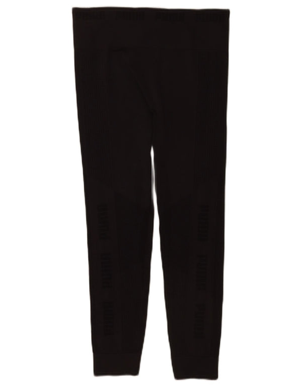 Puma Womens Graphic Leggings UK 8 Small Black