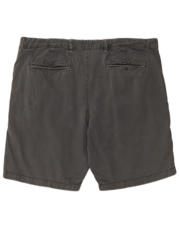 Marks & Spencer Womens Chino Shorts W36 Large Grey Cotton