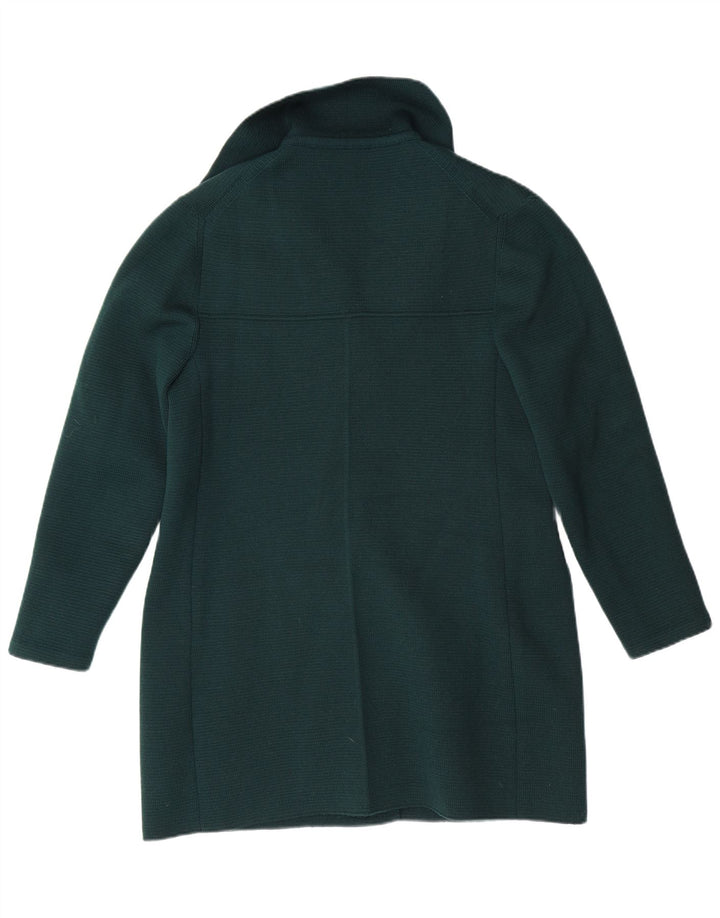 VINTAGE Womens Longline Cardigan Sweater UK 12 Medium Green