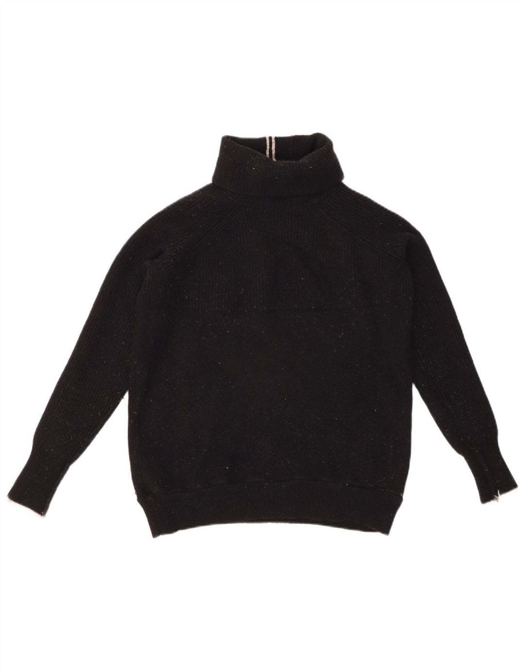 JOULES Womens Roll Neck Jumper Sweater UK 8 Small Black
