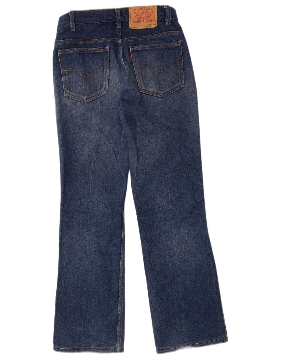Levi's herre 417 lige jeans W31 L28 blå bomuld