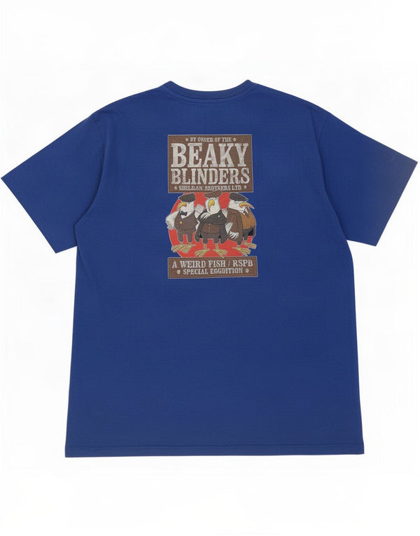 Tricou grafic pentru bărbați Weird Fish Top XL Albastru