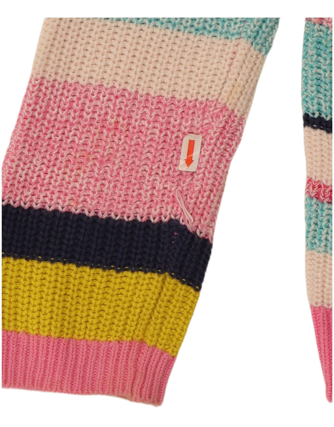 Marks & Spencer Girls Crew Neck Jumper Sweater 12-13 Years Multicoloured