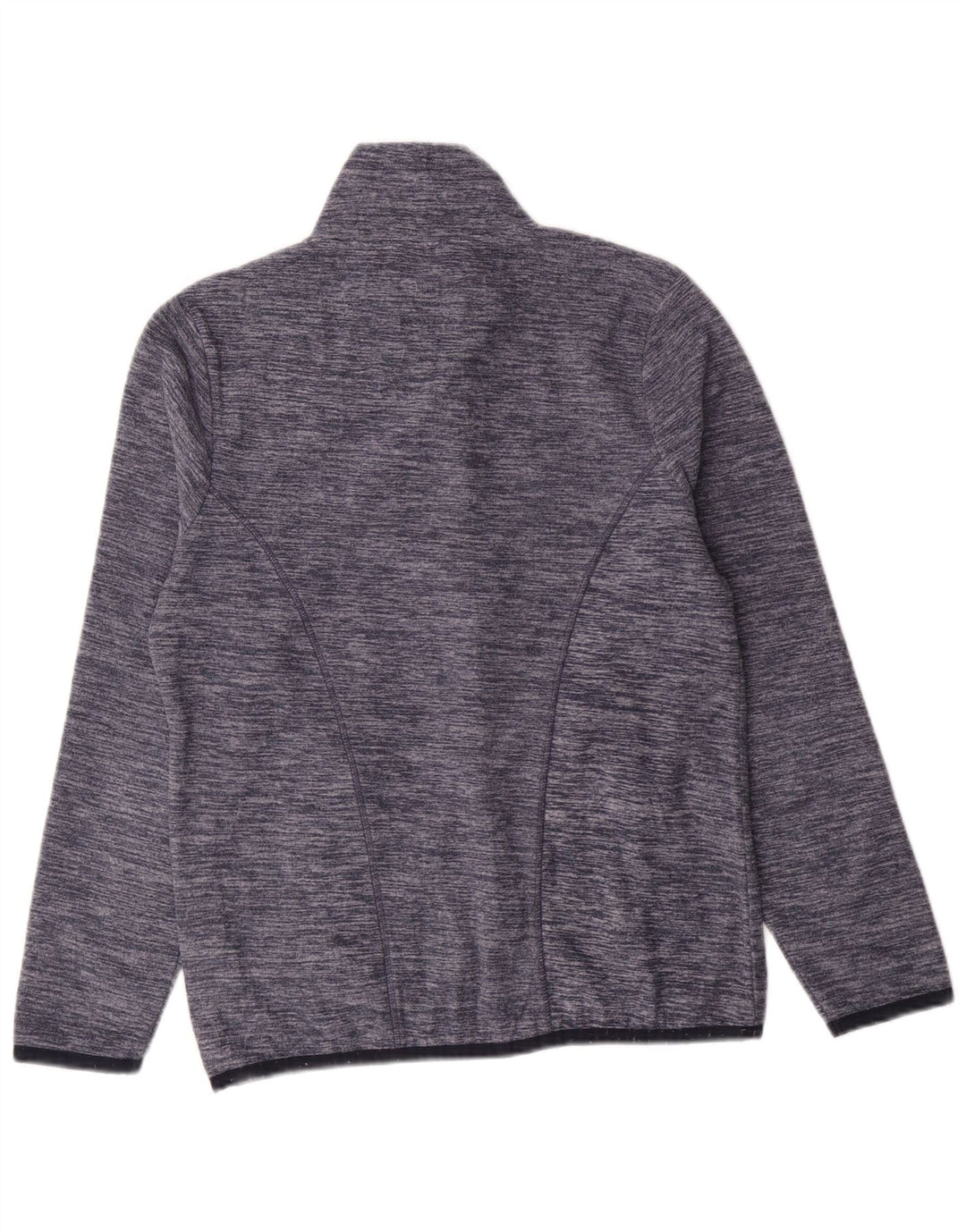 Lotto Womens Fleece Jacket UK 14 Medium Navy Blue Flecked