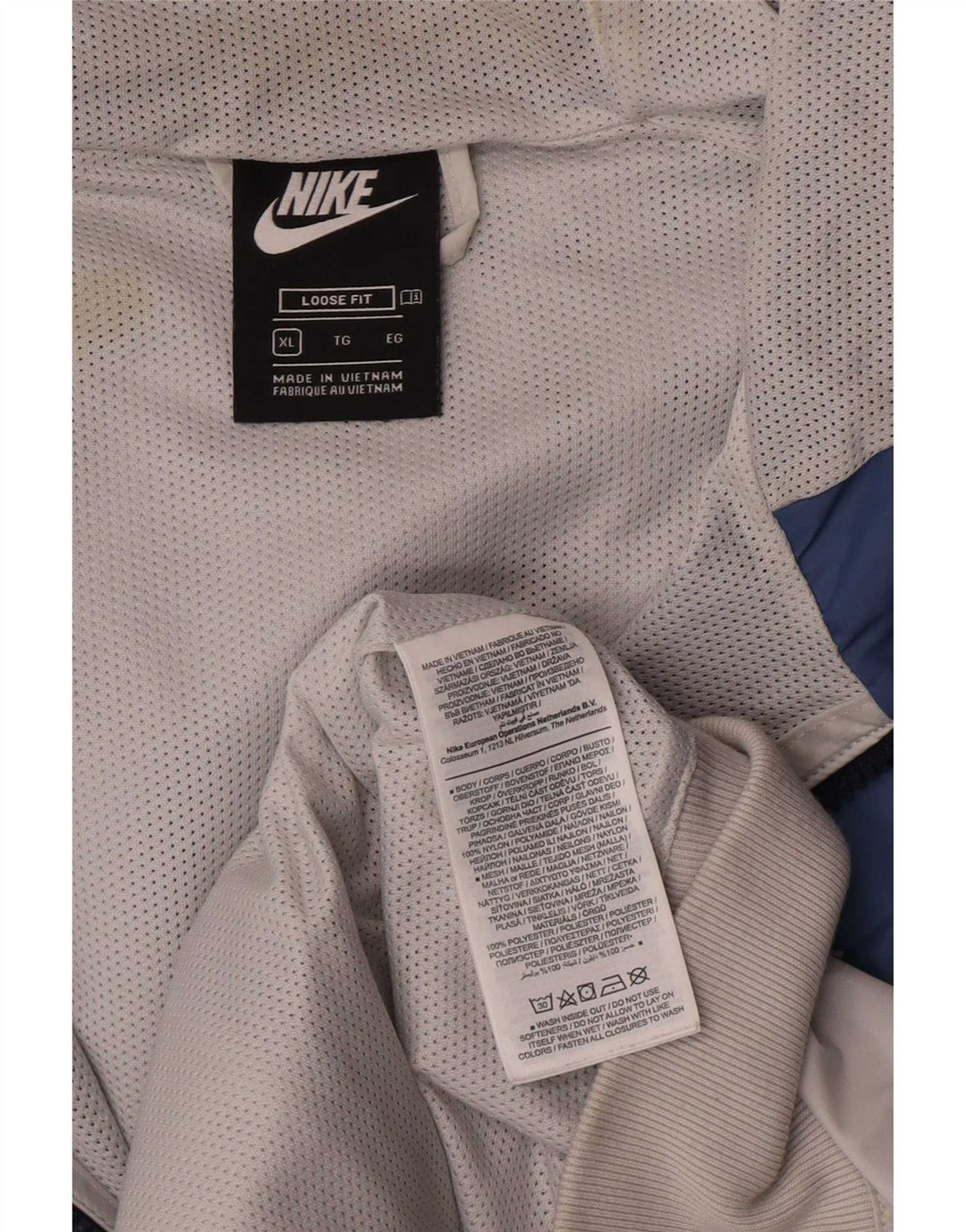 Nike Mens Loose Fit Tracksuit Top Jacket XL Multicoloured Colourblock