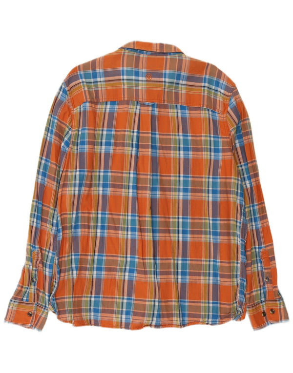 Fat Face férfi flanel ing XL narancssárga kockás pamut