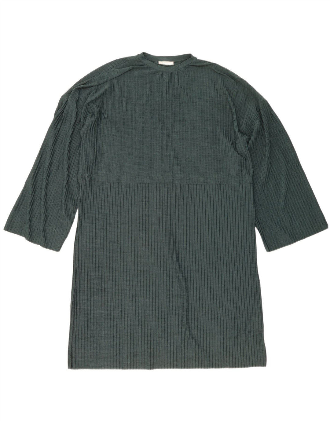 Zara Womens Trafaluc Long Sleeve Oversized Shift Dress UK 14 Medium Green