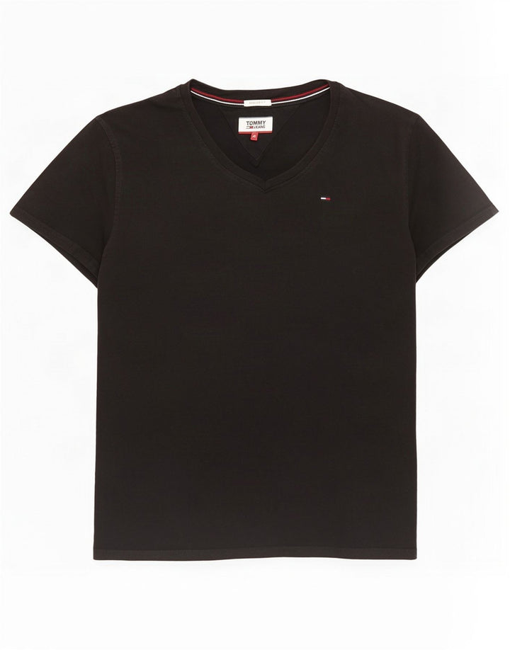 Tommy Hilfiger Herre Regular Fit T-Shirt Top Medium Sort