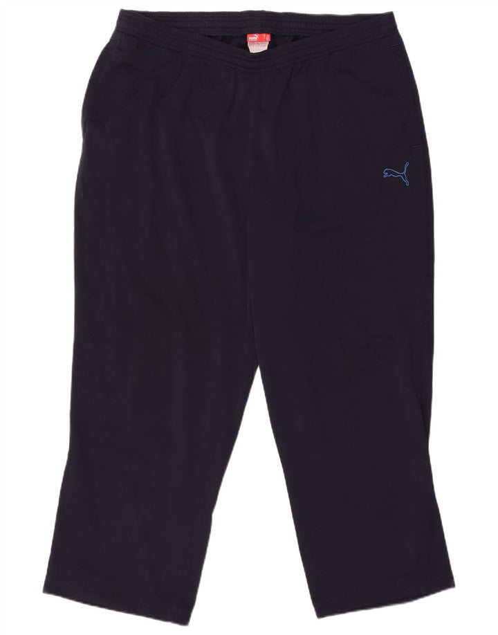 PUMA Mens Tracksuit Trousers 2XL Navy Blue Polyester