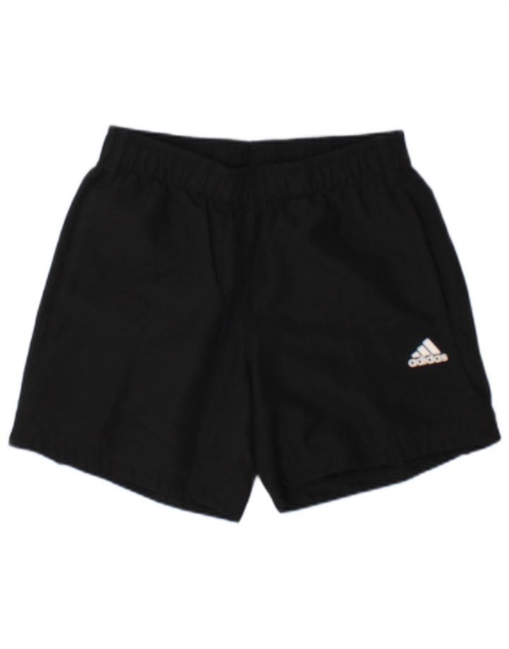 Adidas Womens Climalite Sport Shorts UK 10 Small  Black Polyester