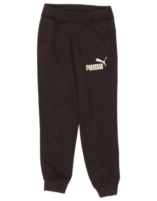 Puma Boys Grafisk træningsdragt Bukser Joggers 9-10 år Sort polyester